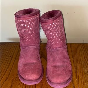 UGG boots Pink with jewels